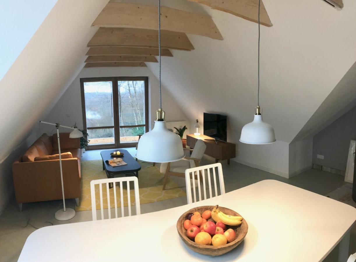 Moorblick! Grosse Dachwohnung Mit Kamin Und Sauna Leck Extérieur photo