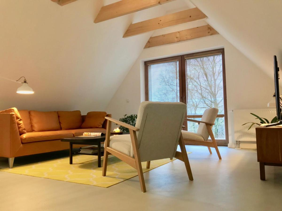 Moorblick! Grosse Dachwohnung Mit Kamin Und Sauna Leck Extérieur photo