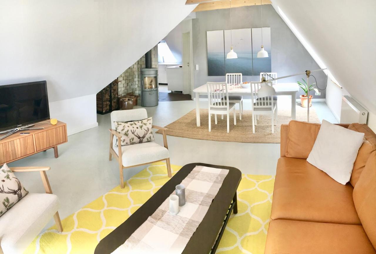 Moorblick! Grosse Dachwohnung Mit Kamin Und Sauna Leck Extérieur photo